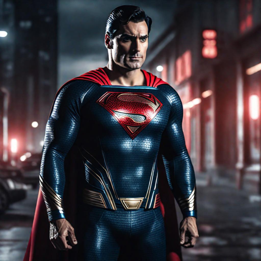  super hero superman, cinematic, cinematic lightning, cinema scene, portrait, background clothes black and red another hero, best resolution, detailed, cute, hyper detail, full HD hyperrealistic, full body, detailed clothing, highly detailed, cinematic lighting, stunningly beautiful, intricate, sharp focus, f/1. 8, 85mm, (centered image composition), (professionally color graded), ((bright soft diffused light)), volumetric fog, trending on instagram, trending on tumblr, HDR 4K, 8K