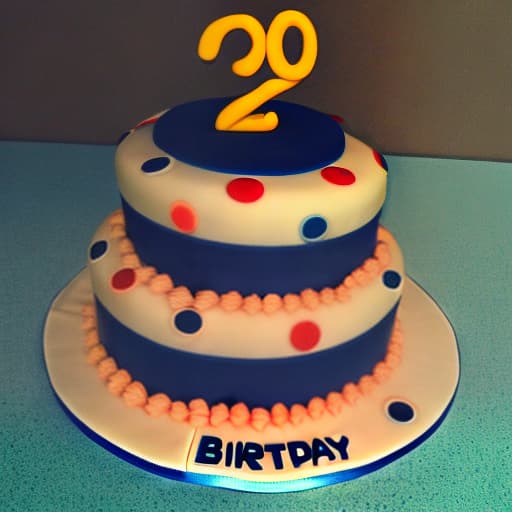  Cake of birthday 20years