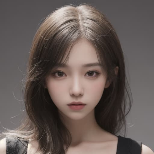  girl, best quality, solo, headshot, simple background