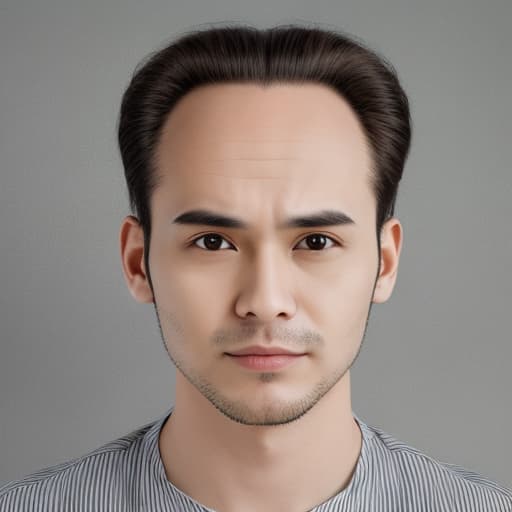  Man with big forehead