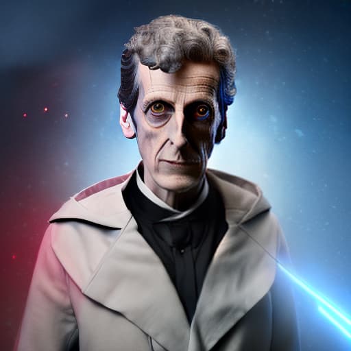 redshift style peter Capaldi as a sith lord