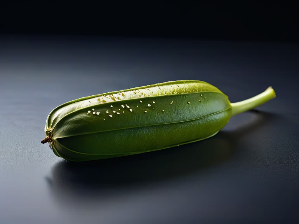  An ultradetailed closeup image of a split vanilla bean pod, showcasing the intricate pattern of tiny vanilla seeds against the dark, fragrant interior. The image captures the essence of natural sweetness and the beauty of using real ingredients in pastry, evoking a sense of sophistication and purity. hyperrealistic, full body, detailed clothing, highly detailed, cinematic lighting, stunningly beautiful, intricate, sharp focus, f/1. 8, 85mm, (centered image composition), (professionally color graded), ((bright soft diffused light)), volumetric fog, trending on instagram, trending on tumblr, HDR 4K, 8K