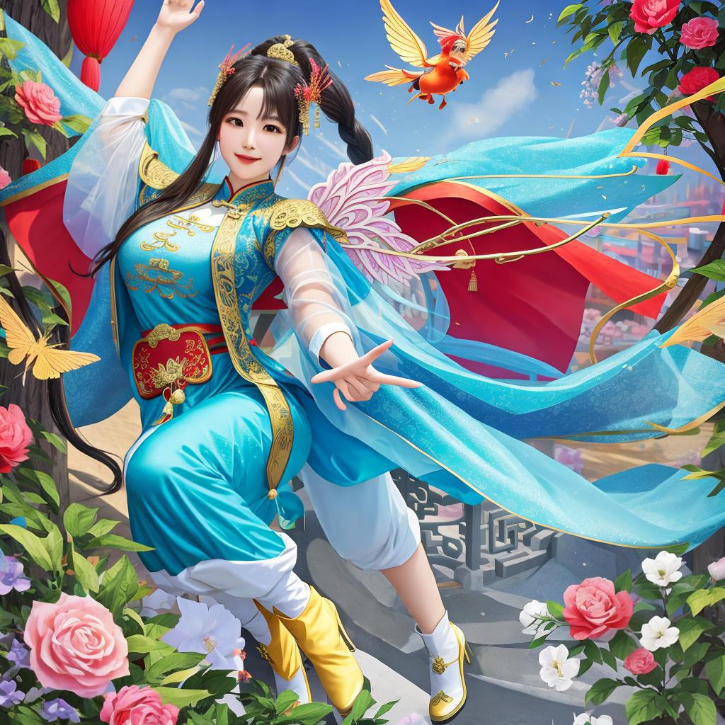  Single, huge, Chinese style, Chinese fairy,