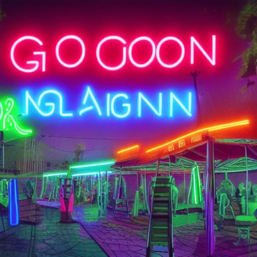  Neon Garden