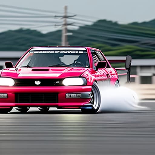  Faca um carro realista no Japão fazendo drift a noite