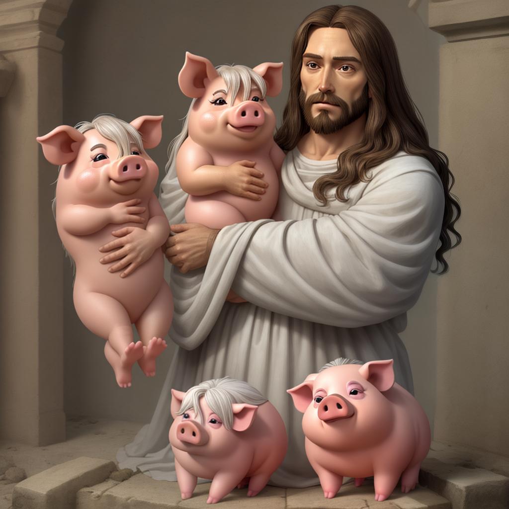  jesus christ pig