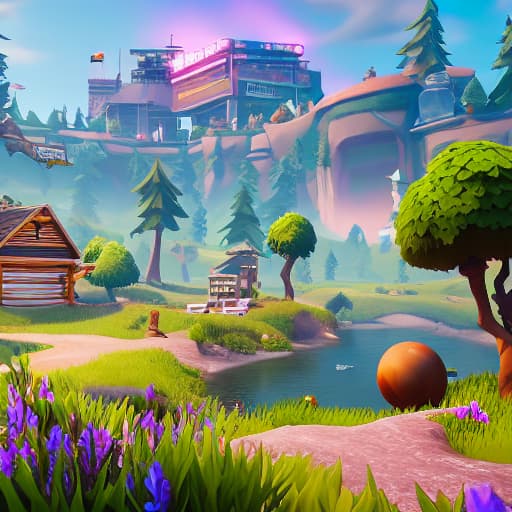  a strong skin that points to the Fortnite map hyperrealistic, full body, detailed clothing, highly detailed, cinematic lighting, stunningly beautiful, intricate, sharp focus, f/1. 8, 85mm, (centered image composition), (professionally color graded), ((bright soft diffused light)), volumetric fog, trending on instagram, trending on tumblr, HDR 4K, 8K