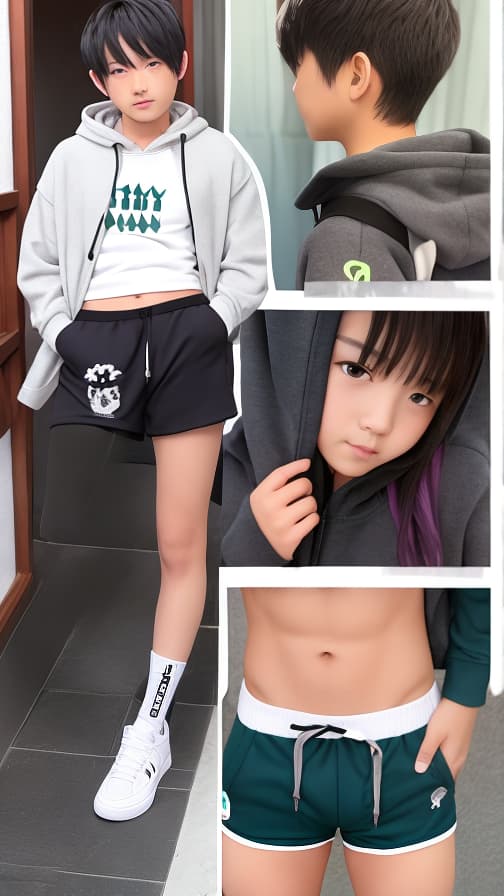  Sixth Grade Hi-Socks Hoodie Ryokan Hot Pants Boys