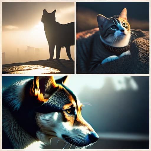  paulo.sol's Strategic Meme Coin Investments: Driving Gains with PUPS and POPCAT hyperrealistic, full body, detailed clothing, highly detailed, cinematic lighting, stunningly beautiful, intricate, sharp focus, f/1. 8, 85mm, (centered image composition), (professionally color graded), ((bright soft diffused light)), volumetric fog, trending on instagram, trending on tumblr, HDR 4K, 8K