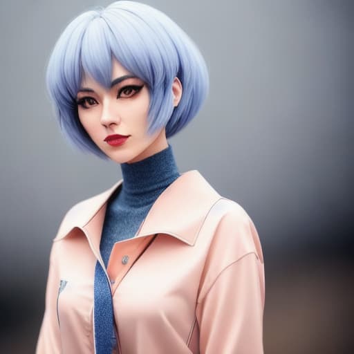 modelshoot style <optimized out>#14328(TextEditingValue(text: ┤Rei Ayanami in the peach├, selection: TextSelection.collapsed(offset: 24, affinity: TextAffinity.downstream, isDirectional: false), composing: TextRange(start: -1, end: -1))) hyperrealistic, full body, detailed clothing, highly detailed, cinematic lighting, stunningly beautiful, intricate, sharp focus, f/1. 8, 85mm, (centered image composition), (professionally color graded), ((bright soft diffused light)), volumetric fog, trending on instagram, trending on tumblr, HDR 4K, 8K