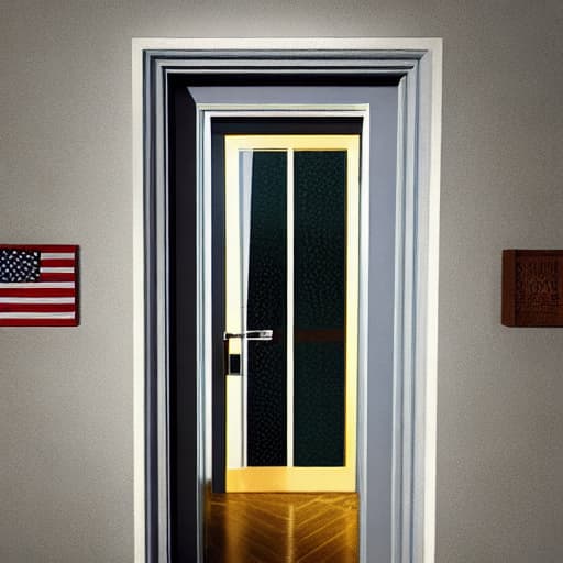  horror story with door hyperrealistic, full body, detailed clothing, highly detailed, cinematic lighting, stunningly beautiful, intricate, sharp focus, f/1. 8, 85mm, (centered image composition), (professionally color graded), ((bright soft diffused light)), volumetric fog, trending on instagram, trending on tumblr, HDR 4K, 8K