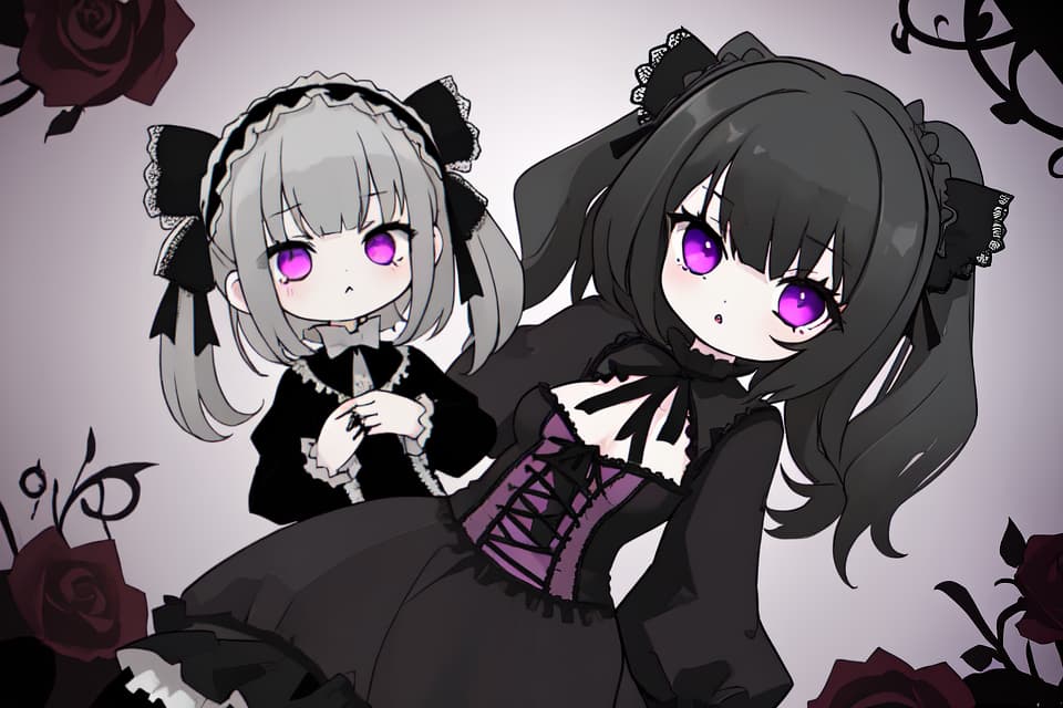  Women, Gothic and Lolita