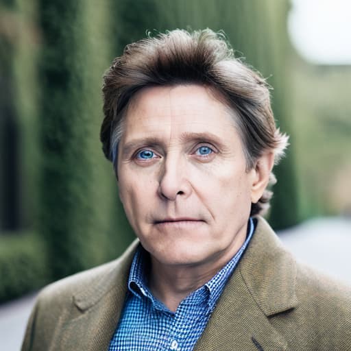 portrait+ style Gabriel Byrne queer face