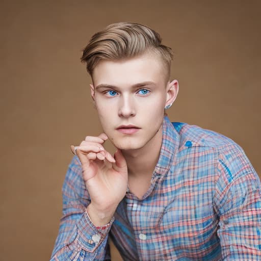 portrait+ style czech homosexual twink blonde very cute dude face