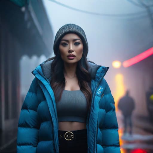  Cinematic hyperrealistic, full body, detailed clothing, highly detailed, cinematic lighting, stunningly beautiful, intricate, sharp focus, f/1. 8, 85mm, (centered image composition), (professionally color graded), ((bright soft diffused light)), volumetric fog, trending on instagram, trending on tumblr, HDR 4K, 8K