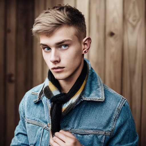 portrait+ style czech homosexual twink blonde very cute dude face