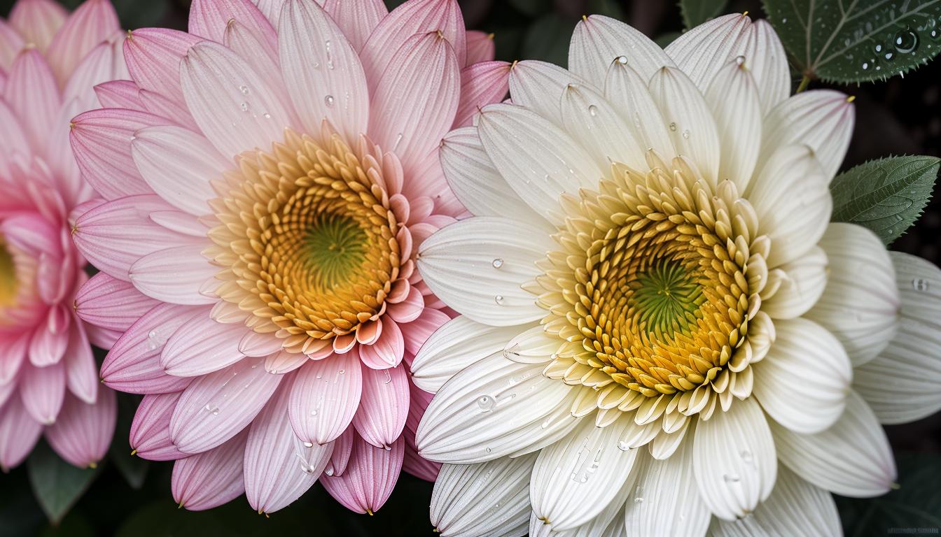  cinematic, aesthetic, Smiling faces reflected in drops of dew on a flower, bright and colorful, finding happiness in small acts, 4k, HDR, lens flare