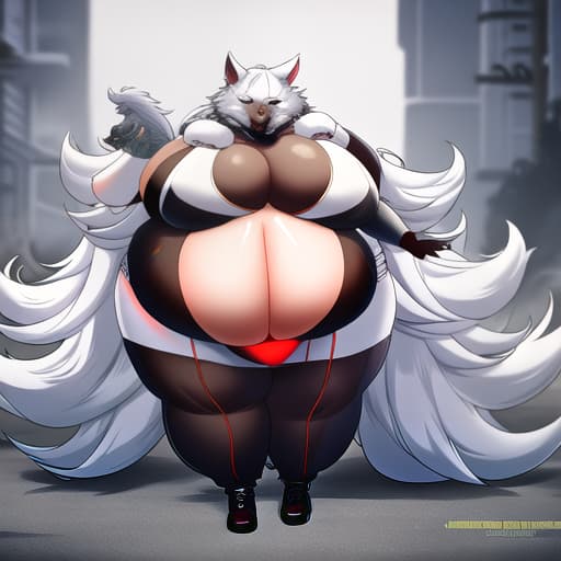  furry, wolf, anthropomorphic, obese, bikini hyperrealistic, full body, detailed clothing, highly detailed, cinematic lighting, stunningly beautiful, intricate, sharp focus, f/1. 8, 85mm, (centered image composition), (professionally color graded), ((bright soft diffused light)), volumetric fog, trending on instagram, trending on tumblr, HDR 4K, 8K