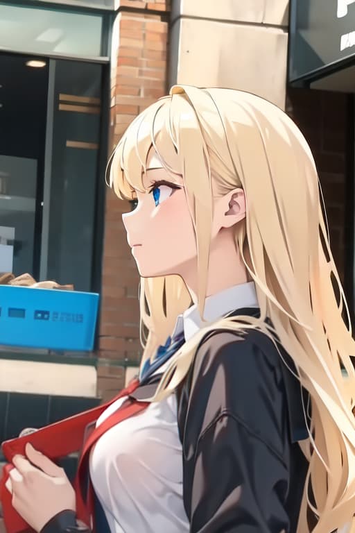  profile picture of beautiful blonde law student, thick, smooth soft skin, , 4k post processing highly detailed