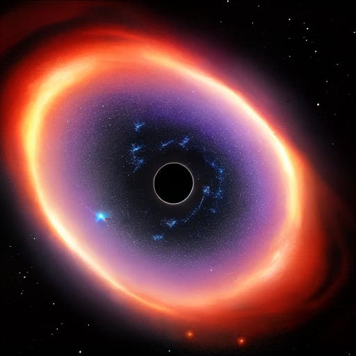  galaxy near a black hole