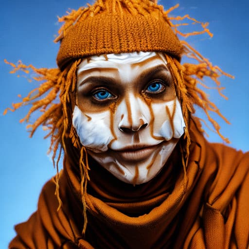 portrait+ style scarecrowface