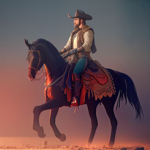  (dark shot:1.4), 80mm, Photo of a guy in jeans and boots on a horse in the desert against a background of cacti, soft light, sharp, exposure blend, medium shot, bokeh, (hdr:1.4), high contrast, (cinematic, teal and orange:0.85), (muted colors, dim colors, soothing tones:1.3), low saturation, (hyperdetailed:1.2), (noir:0.4) hyperrealistic, full body, detailed clothing, highly detailed, cinematic lighting, stunningly beautiful, intricate, sharp focus, f/1. 8, 85mm, (centered image composition), (professionally color graded), ((bright soft diffused light)), volumetric fog, trending on instagram, trending on tumblr, HDR 4K, 8K