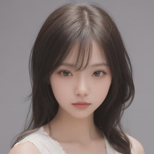  girl, best quality, solo, headshot, simple background