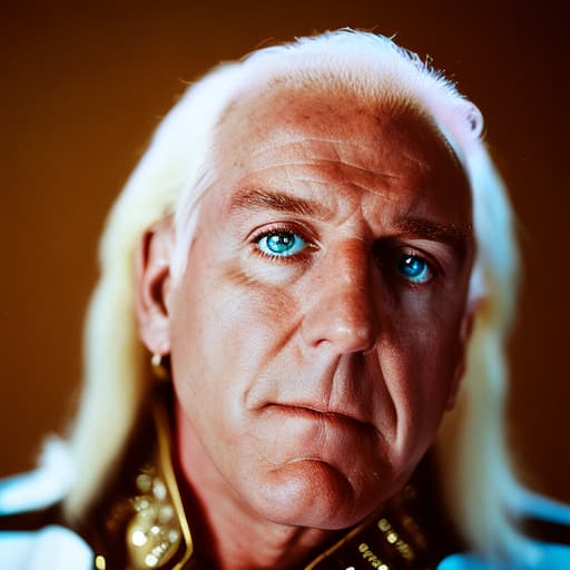 portrait+ style ric flair queer face