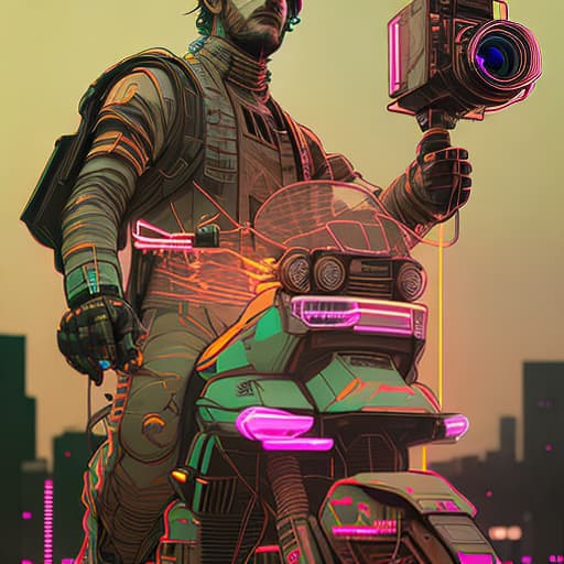 nvinkpunk ultra realistic man, hyper detail, cinematic lighting, magic neon, dark red city, Canon EOS R3, nikon, f/1.4, ISO 200, 1/160s, 8K, RAW, unedited, symmetrical balance, in-frame, 8K