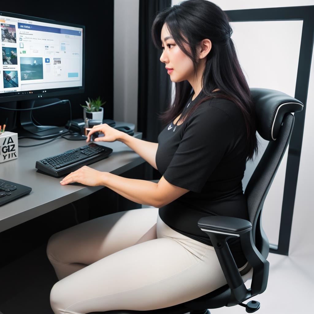  raccoon sitting in gaming chair front a computer on desktop, ((semi anthropomorphic)),(full body), tail, belly, sitting, fat, (chubby), (((white background))), solo, desktop, gaming chair, side view,  [[[clothes]]] hyperrealistic, full body, detailed clothing, highly detailed, cinematic lighting, stunningly beautiful, intricate, sharp focus, f/1. 8, 85mm, (centered image composition), (professionally color graded), ((bright soft diffused light)), volumetric fog, trending on instagram, trending on tumblr, HDR 4K, 8K