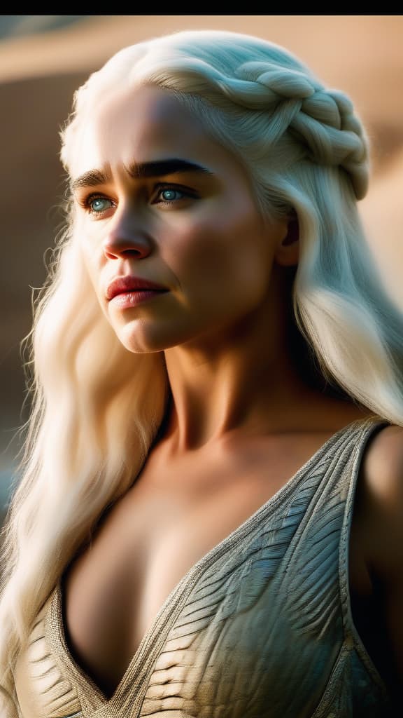  Emilia Clarke as Daenerys Targaryen, nude, perfect skin, naked body, hyperrealistic, high quality, highly detailed, cinematic lighting, intricate, sharp focus, f/1. 8, 85mm, (centered image composition), (professionally color graded), ((bright soft diffused light)), volumetric fog, trending on instagram, HDR 4K, 8K