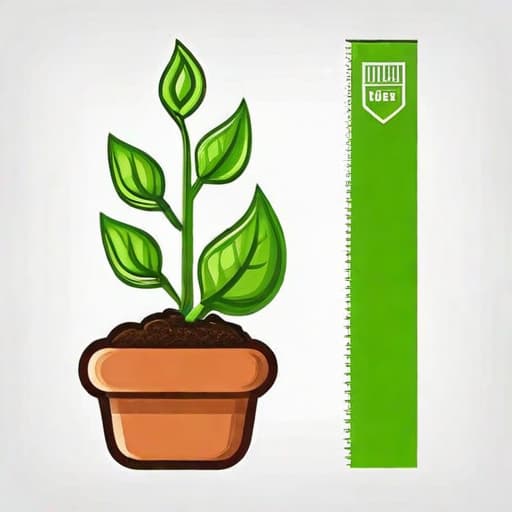  Draw a friendly and engaging icon of a green, flourishing plant sprouting from a stylized gardening glove, conveying the idea of a successful and nurturing touch. The icon should be clean, modern, and easily recognizable at small sizes. ((for a logo)), minimalistic, vector illustration, (simple), (white background), no background, for a company, strong color contrast