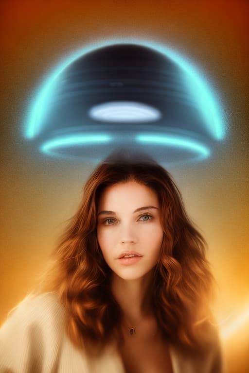 portrait+ style UFO in the sky