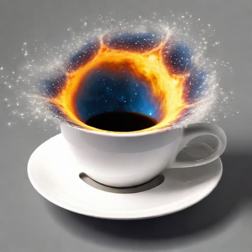  a supernova in a exploding coffe cup