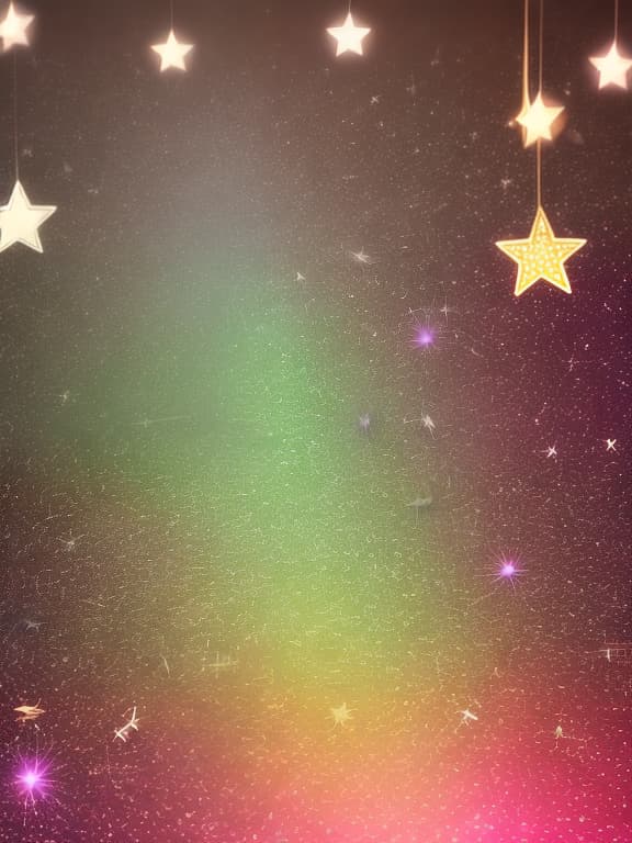  Cute musical notes and sparkling stars and gems wallpaper