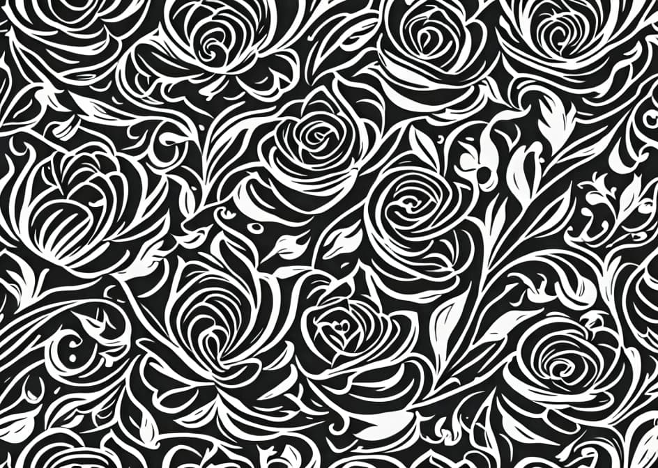 IN THE STYLE OF <MAGIFACTORY> Monochrome Floral vector seamless Pattern Doodle style. Summer Hand drawn Botanical pattern. Nautical Marine look hyperrealistic, full body, detailed clothing, highly detailed, cinematic lighting, stunningly beautiful, intricate, sharp focus, f/1. 8, 85mm, (centered image composition), (professionally color graded), ((bright soft diffused light)), volumetric fog, trending on instagram, trending on tumblr, HDR 4K, 8K