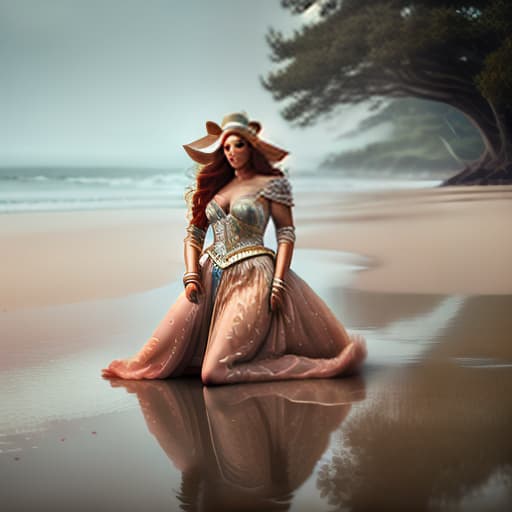 estilovintedois Seaside Serenity hyperrealistic, full body, detailed clothing, highly detailed, cinematic lighting, stunningly beautiful, intricate, sharp focus, f/1. 8, 85mm, (centered image composition), (professionally color graded), ((bright soft diffused light)), volumetric fog, trending on instagram, trending on tumblr, HDR 4K, 8K