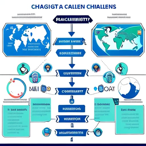  create me An infographic is defined as a visual image such as chart or diagram used to present information or data. and the topic is 1. Challenges to Globalization