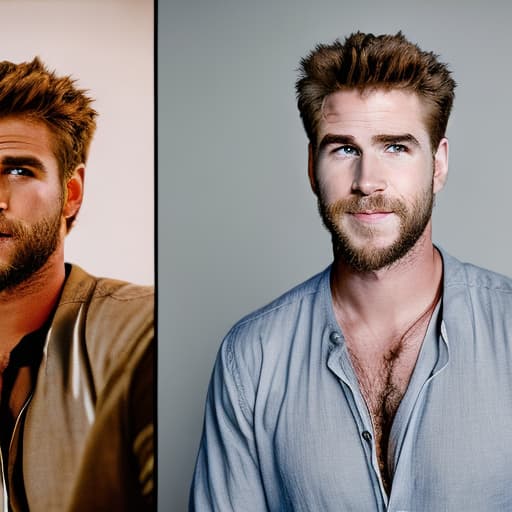 portrait+ style liam hemsworth queer face