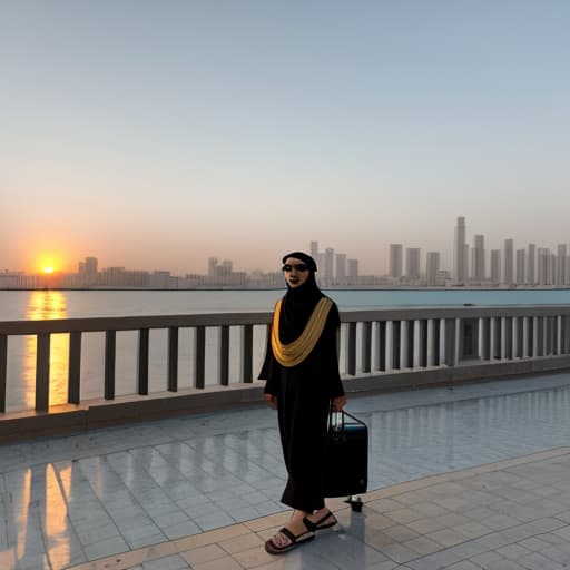  Travel vlogging, Saudi Arabia, Dammam Corniche, sunset