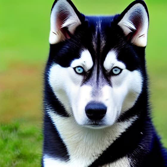  husky dog in style of a picasso paining hyperrealistic, full body, detailed clothing, highly detailed, cinematic lighting, stunningly beautiful, intricate, sharp focus, f/1. 8, 85mm, (centered image composition), (professionally color graded), ((bright soft diffused light)), volumetric fog, trending on instagram, trending on tumblr, HDR 4K, 8K