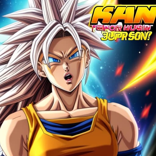  Woman handsome super saiyan 3