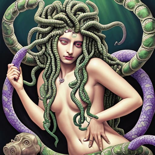  Medusa gorgona as drug dealer