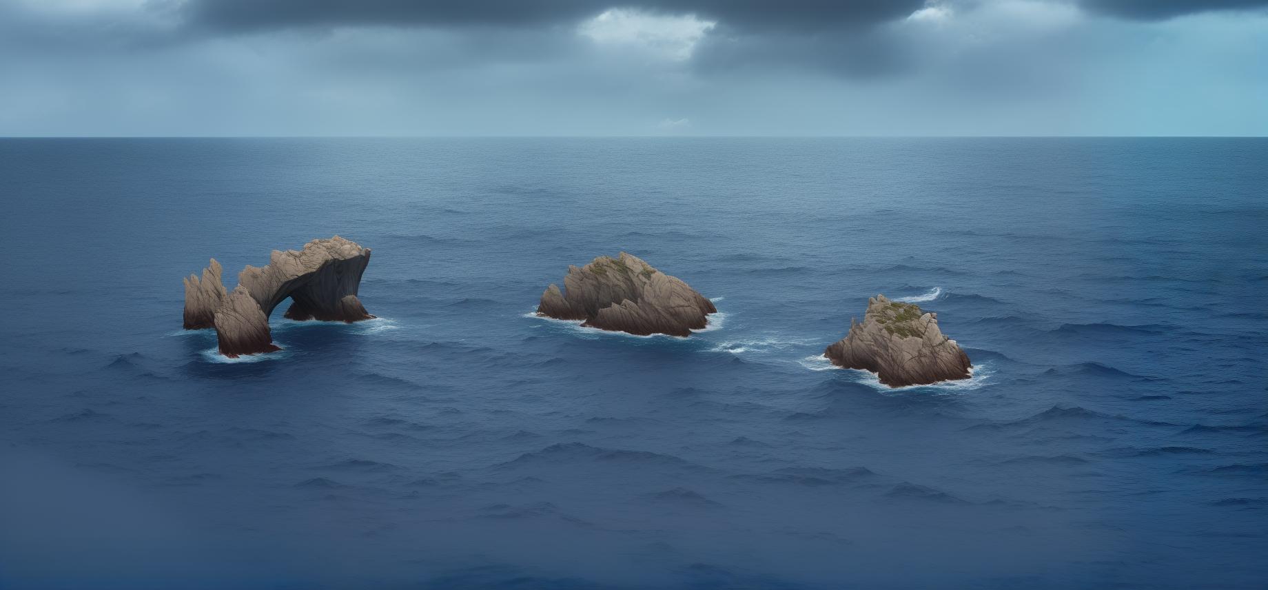  masterpiece, best quality, ocean landscape, britanny, granit rocks, 4k, realistic, beautiful, photography, greyish weather, cinematic, photorealistic, cloudy, ratio 16:9