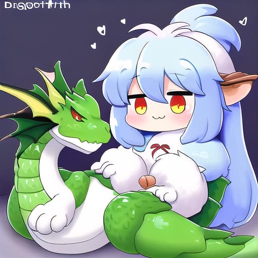  fluffy cute dragon