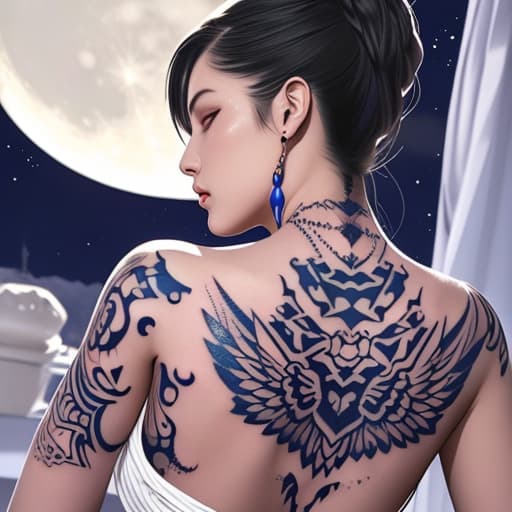  Moon tattoo