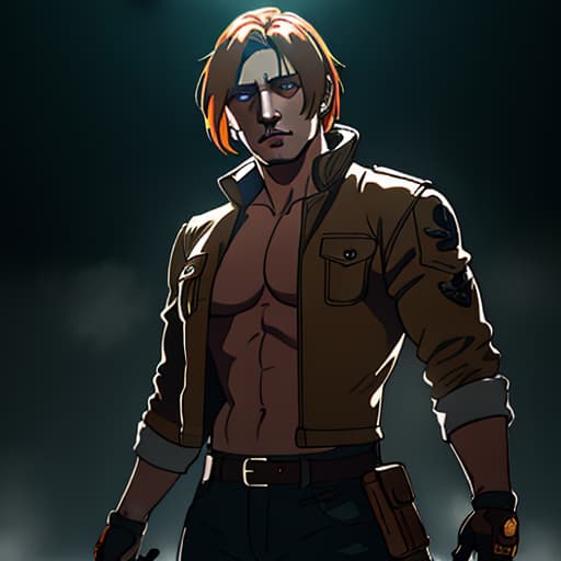  Nsfw leon Kennedy big cuntboy hyperrealistic, full body, detailed clothing, highly detailed, cinematic lighting, stunningly beautiful, intricate, sharp focus, f/1. 8, 85mm, (centered image composition), (professionally color graded), ((bright soft diffused light)), volumetric fog, trending on instagram, trending on tumblr, HDR 4K, 8K