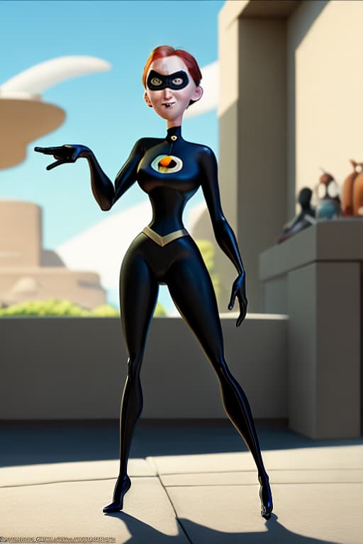  Character “Mirage” from the incredibles naked
