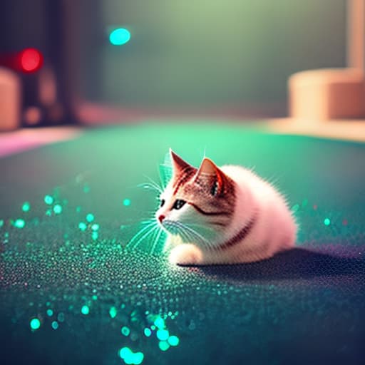 nvinkpunk a cute cat is swimming hyperrealistic, full body, detailed clothing, highly detailed, cinematic lighting, stunningly beautiful, intricate, sharp focus, f/1. 8, 85mm, (centered image composition), (professionally color graded), ((bright soft diffused light)), volumetric fog, trending on instagram, trending on tumblr, HDR 4K, 8K