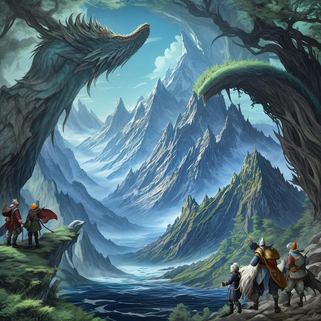  The monsters in the Book of Mountains and Seas shuttled through the mountains and forests.